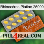 Rhinocéros Platine 25000 42